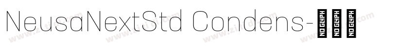 NeusaNextStd Condens字体转换